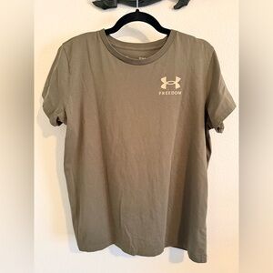 Under Armour Khaki Short Sleeve Tee